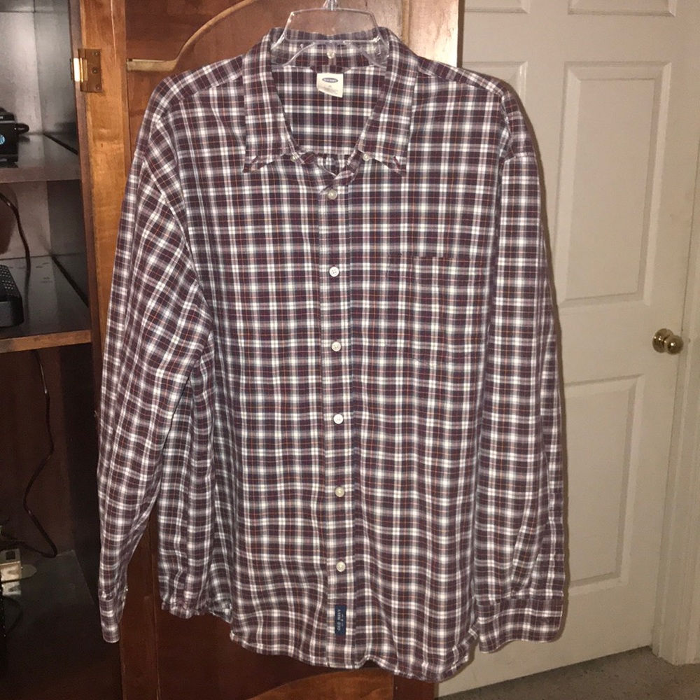 Old Navy Checkered Button Down